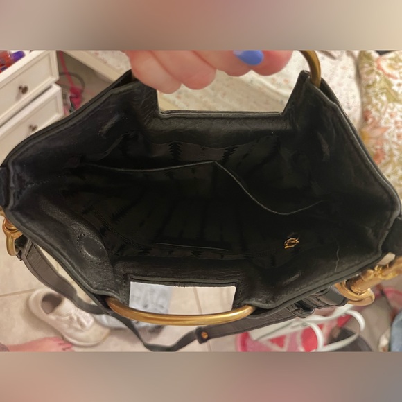 Thacker Black Leather Crossbody Bag - Picture 11 of 13